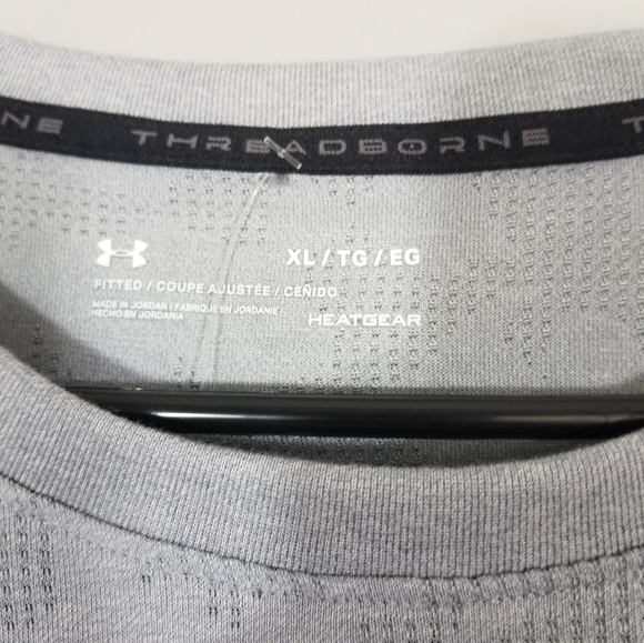Under Armour Men's Threadborne 3/4 Sleeve Size XL - Picture 4 of 8